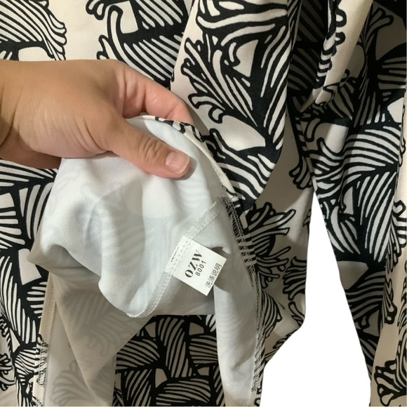 Baofengyu Double Breasted Blazer in Abstract Ropes Print Sz XL - Picture 8 of 9